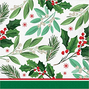 Destination Holiday Holly Jolly Christmas Lunch Napkins