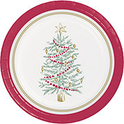 Destination Holiday Christmas Tree Party Paper Plates, 8 ct