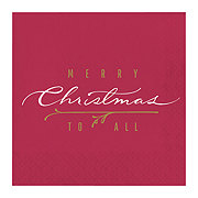 Destination Holiday Merry Christmas To All Lunch Napkins