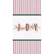 Destination Holiday Joy Stripes Christmas Guest Napkins