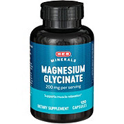 H-E-B Minerals Magnesium Glycinate 200 mg Capsules