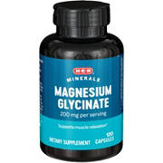 H-E-B Minerals Magnesium Glycinate 200 mg Capsules