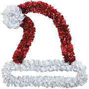 FC Young Tinsel Santa Hat Christmas Wall Decor