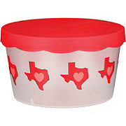 Destination Holiday Texas Love Plastic Container - Red