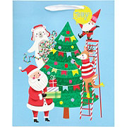 Destination Holiday Santa & Friends Christmas Tree Gift Bag, Large