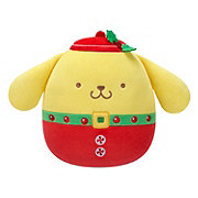 Squishmallows Sanrio Pompompurrin Christmas Plush