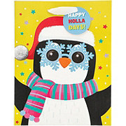 Destination Holiday Penguin Christmas Gift Bag, Medium