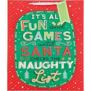 Destination Holiday Naughty List Christmas Gift Bag, Jumbo