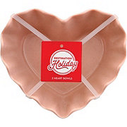 Destination Holiday Scallop Heart Melamine Bowl Set - Pink & Red, 2 pk