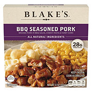 Blake's BBQ Seasoned Pork With Mac and Cheese and Sweet Corn