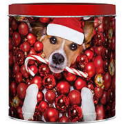 Signature Brands Dog Ornament Ball Pit Popcorn Tin