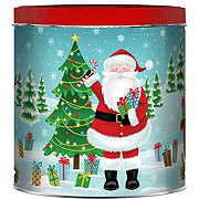 Signature Brands Santa Holiday Cheers Popcorn Tin