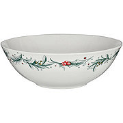 Destination Holiday Holly Porcelain Christmas Dinner Bowl