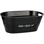 Destination Holiday Halloween Trick or Treat Y'all Oval Bin - Black