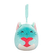 Squishmallows Siamese Cat Valentine's Plush Clip