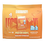 Legendary Foods Nacho Cheese Popped Protein Chip 4 pk Bags