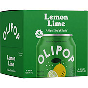 Olipop Prebiotic Lemon Lime Soda 4 pk Cans