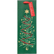 Destination Holiday Christmas Tree Wine Gift Bag