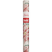 Destination Holiday Christmas Gift Wrapping Paper - Poinsettias