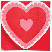 Destination Holiday Heart Shaped Napkin - Be Mine