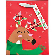 Destination Holiday Reindeer Christmas Gift Bag, Small