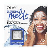 Olay Cleansing Melts +Hyaluronic Daily Facial Cleanser