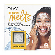 Olay Cleansing Melts Water-Activated Daily Facial Cleanser + Vitamin C