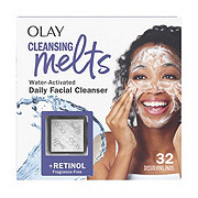 Olay Cleansing Melts Water-Activated Daily Facial Cleanser + Retinol