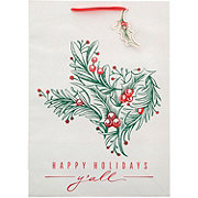 Destination Holiday Texas Holly Christmas Gift Bag, X-Large