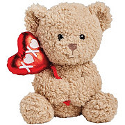 Destination Holiday Valentine's Teddy Bear & Balloon - Tan