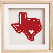 Destination Holiday Texas Heart Frame Valentine's Wall Decor