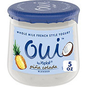 Yoplait Oui Pina Colada Whole Milk French Style Yogurt