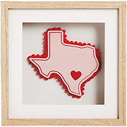 Destination Holiday Texas Heart Frame Valentine's Wall Decor