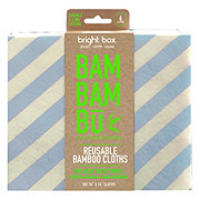 Bright Box Bamboo Reusable Cloths - Blue