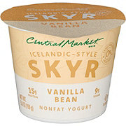 Central Market Icelandic-Style Skyr Nonfat Yogurt - Vanilla Bean