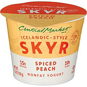 Central Market Icelandic-Style Skyr Nonfat Yogurt – Spiced Peach