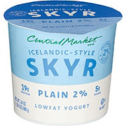 Central Market Icelandic-Style Skyr Low-Fat Yogurt – Plain