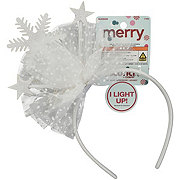 Scunci Snowflake Light Up Headband