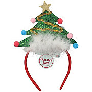 Scunci Christmas Tree Light Up Headband