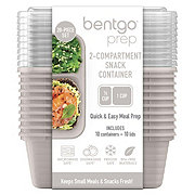 Bento Prep 2 Compartment Snack Container - Clay