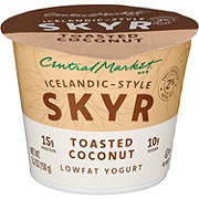 Central Market Icelandic-Style Skyr Low-Fat Yogurt – Toasted Coconut