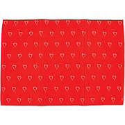 Destination Holiday Valentine's Reversible Drying Mat - Red Mini Hearts