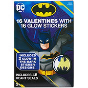 Paper Magic Batman Glow In The Dark Sticker Valentine's Exchange Cards