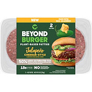Beyond Meat Beyond Burger Frozen Plant-Based Burger Patties - Jalapeno Cheddar-Style