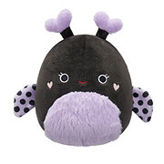 Squishmallows Purple Ladybug Valentine's Plush