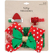 Fantasia Accessories Tiny Treasures Dot Bow Headwrap With Salons