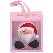 Simple Pleasures Cosmetic Puff Set - Santa