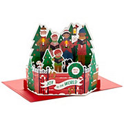 Hallmark Paper Wonder Carolers Musical Pop Up Christmas Card (Joy to the World) - S16