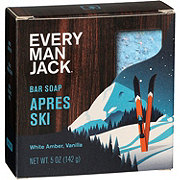 Every Man Jack Aspres Ski Bar Soap - White Amber & Vanilla