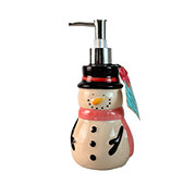 Simple Pleasures Ceramic Snowman Hand Soap - Frosted Strawberry